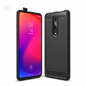 Mobilcover Xiaomi Mi 9T / Mi 9T Pro Børstet Kulfiber