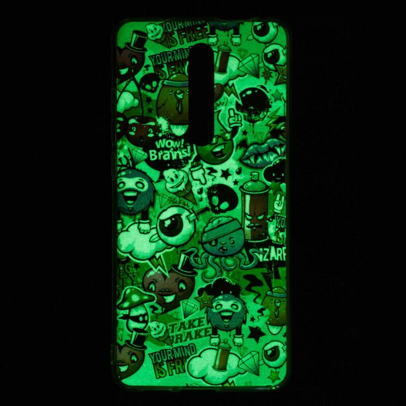 Mobilcover Xiaomi Mi 9T / Mi 9T Pro Fluorescerende Galskab