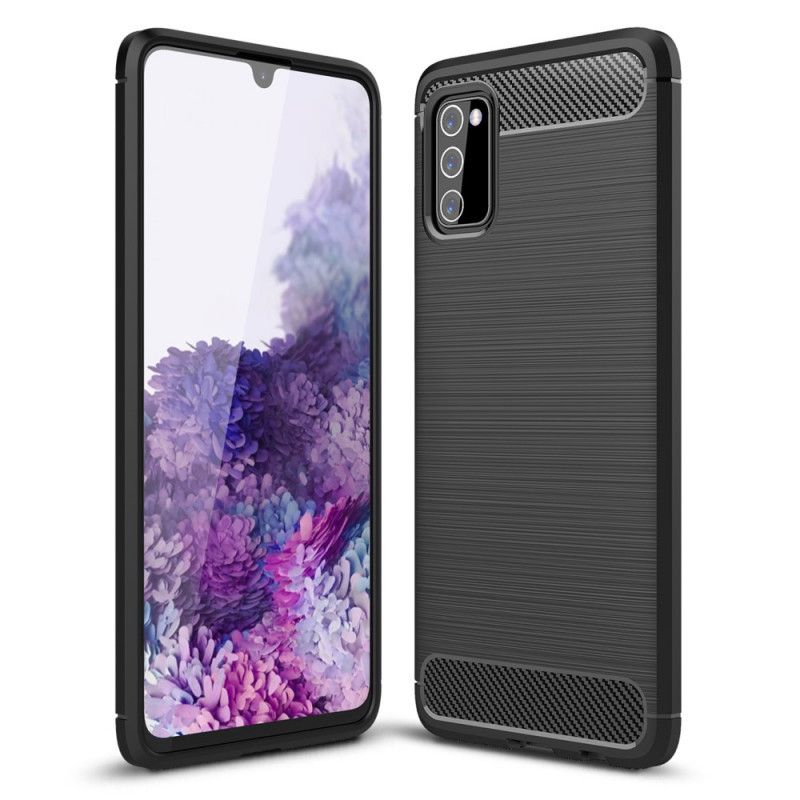 Cover Samsung Galaxy A03s Børstet Kulfiber