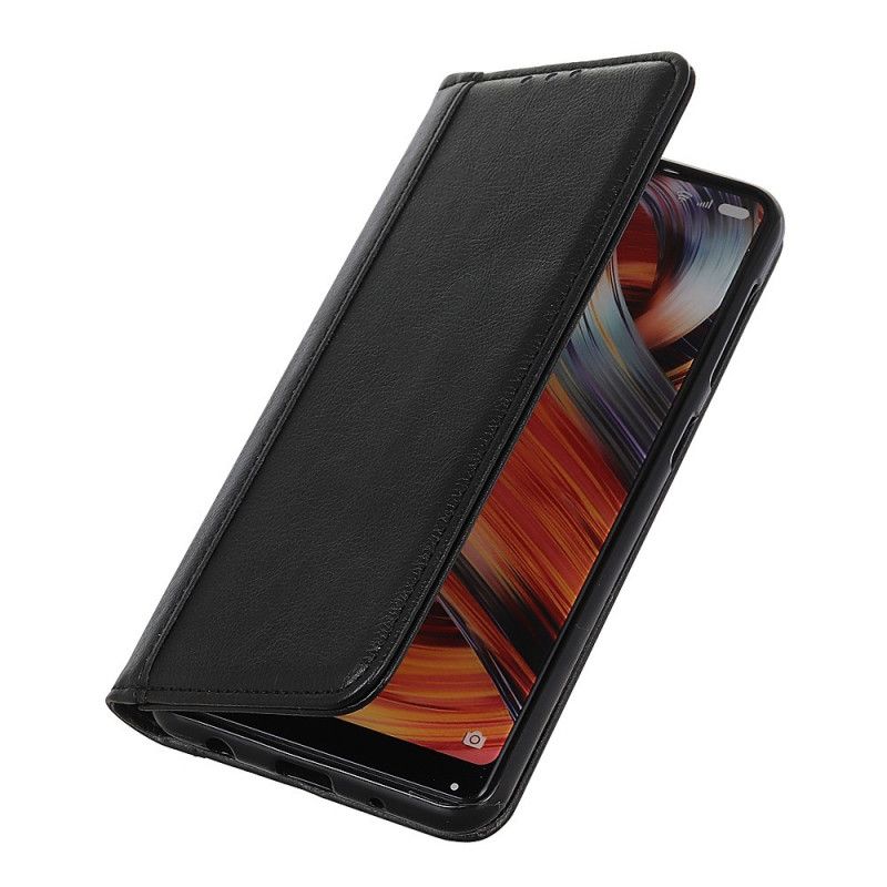 Cover Samsung Galaxy A03s Flip Cover Litchi Business Split Læder