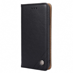 Cover Samsung Galaxy A03s Flip Cover Nittelæderstil