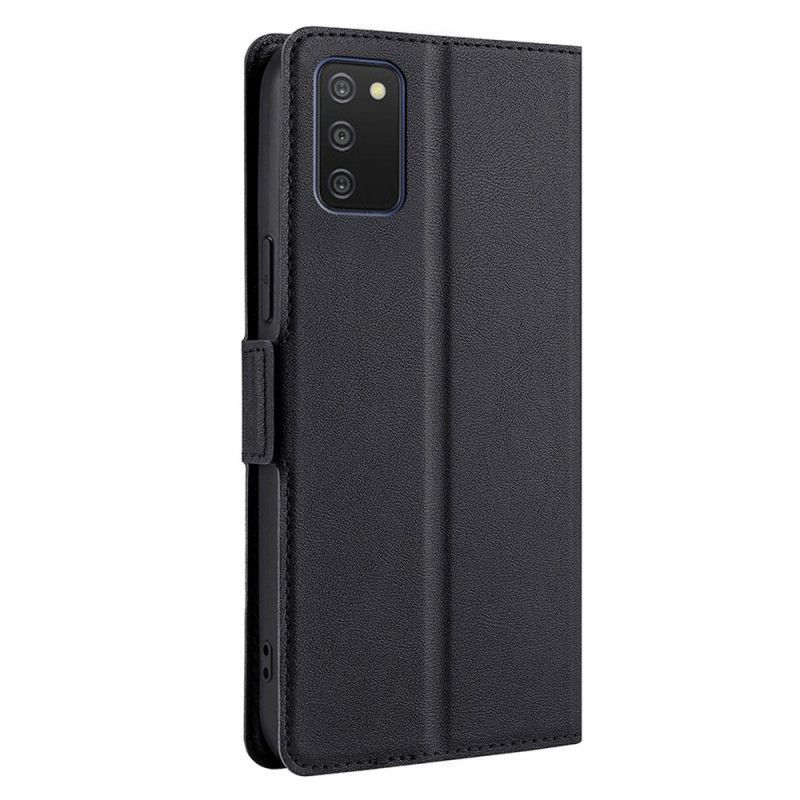 Cover Samsung Galaxy A03s Flip Cover Vintage Læderstil