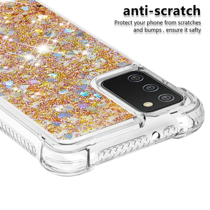 Cover Samsung Galaxy A03s Ønsker Glitter