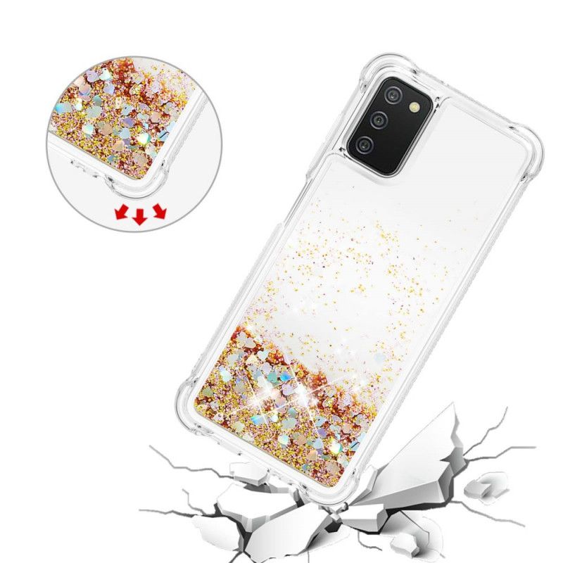 Cover Samsung Galaxy A03s Ønsker Glitter