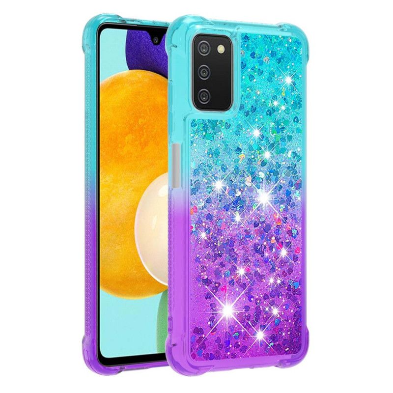 Cover Samsung Galaxy A03s Pailletter Farver