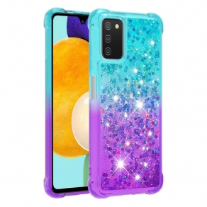 Cover Samsung Galaxy A03s Pailletter Farver