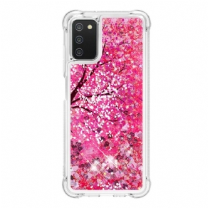 Cover Samsung Galaxy A03s Paillettertræ