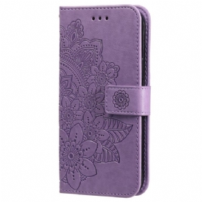 Flip Cover Samsung Galaxy A03s Blomstermandala