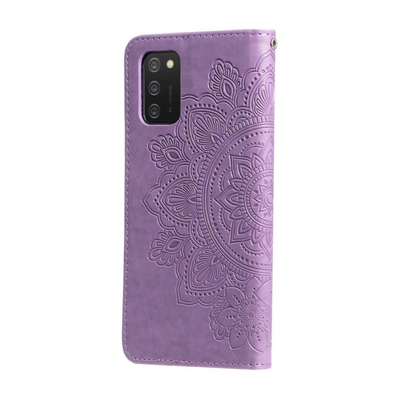 Flip Cover Samsung Galaxy A03s Blomstermandala