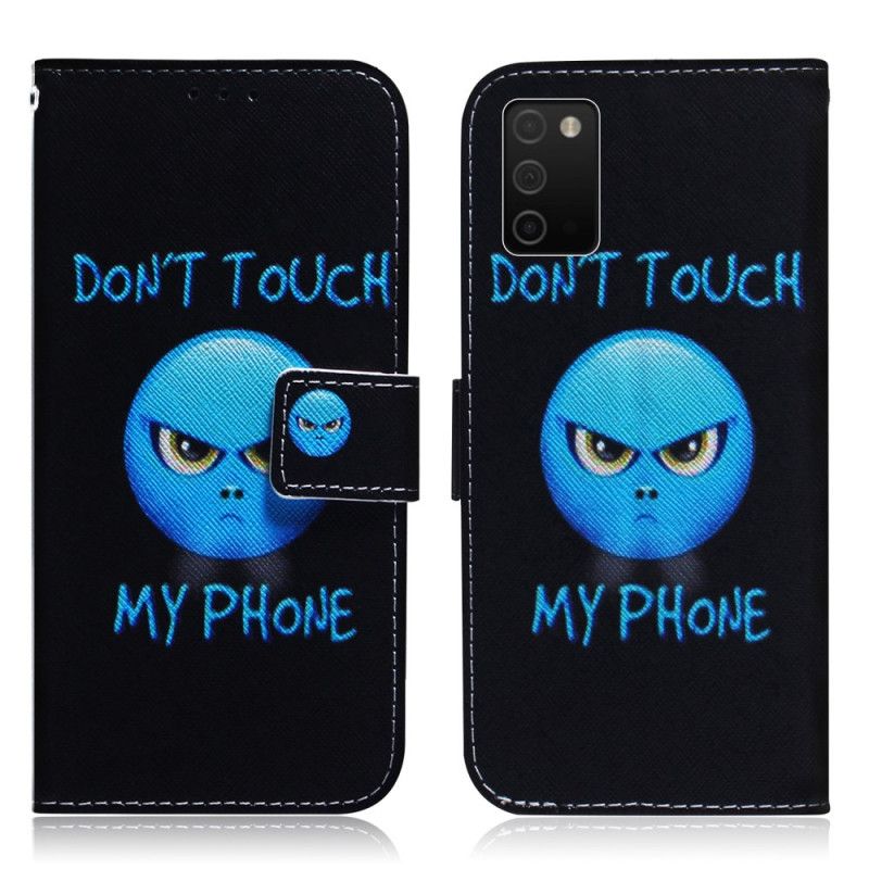 Flip Cover Samsung Galaxy A03s Emoji-telefon