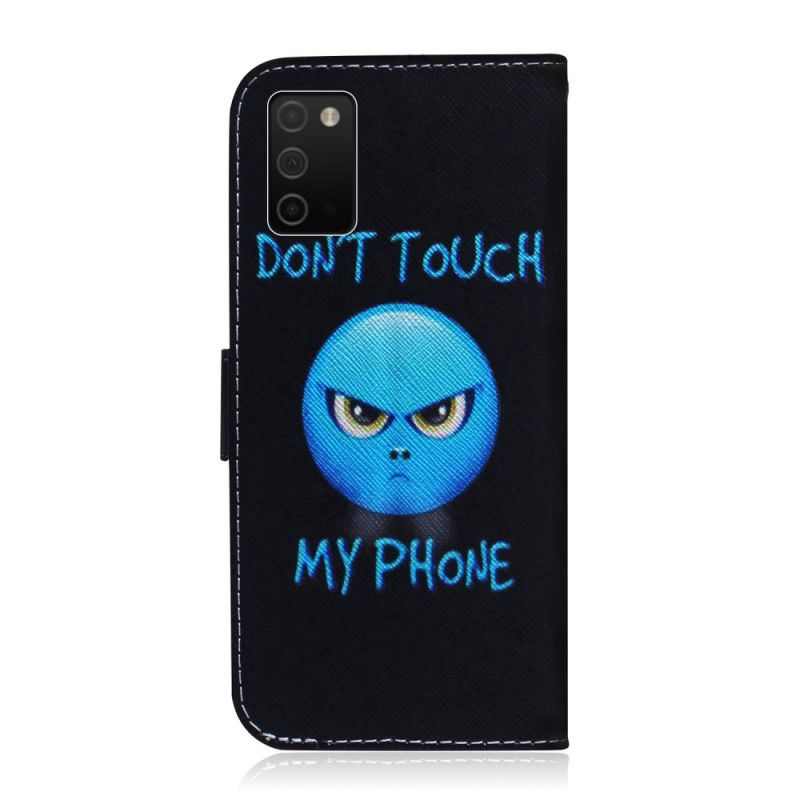 Flip Cover Samsung Galaxy A03s Emoji-telefon