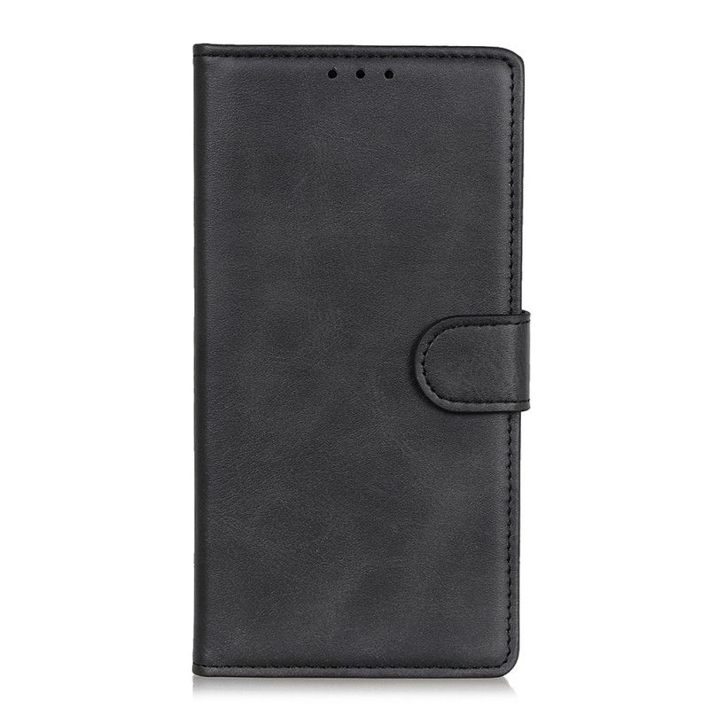 Flip Cover Samsung Galaxy A03s Mat Lædereffekt