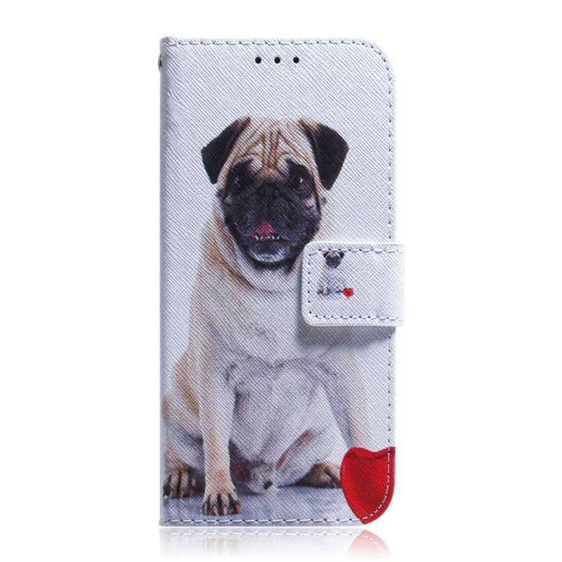 Flip Cover Samsung Galaxy A03s Pug Dog