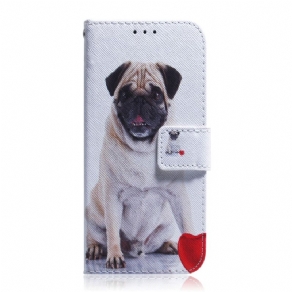 Flip Cover Samsung Galaxy A03s Pug Dog