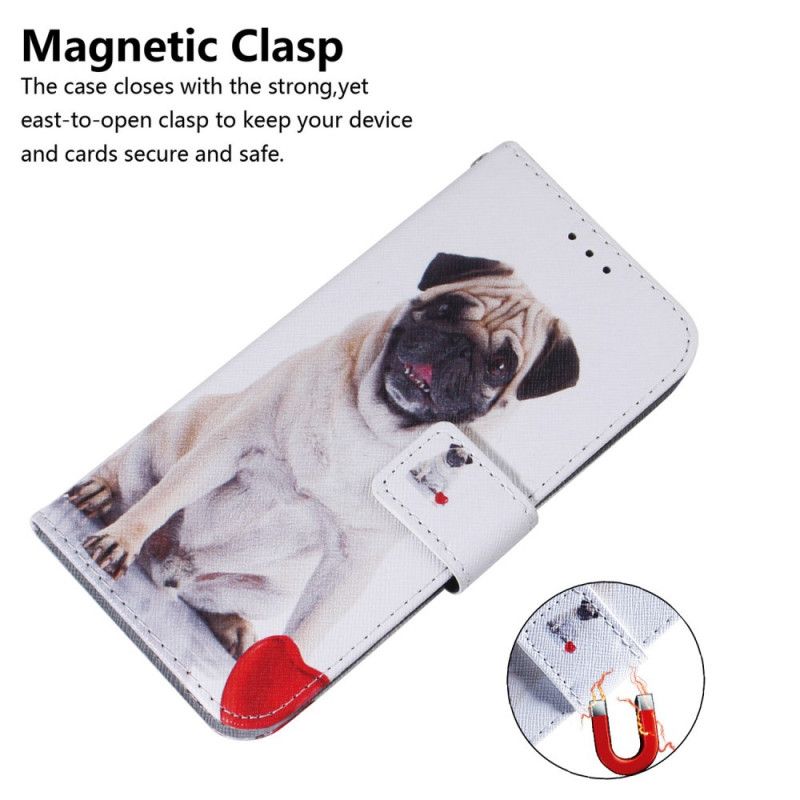 Flip Cover Samsung Galaxy A03s Pug Dog