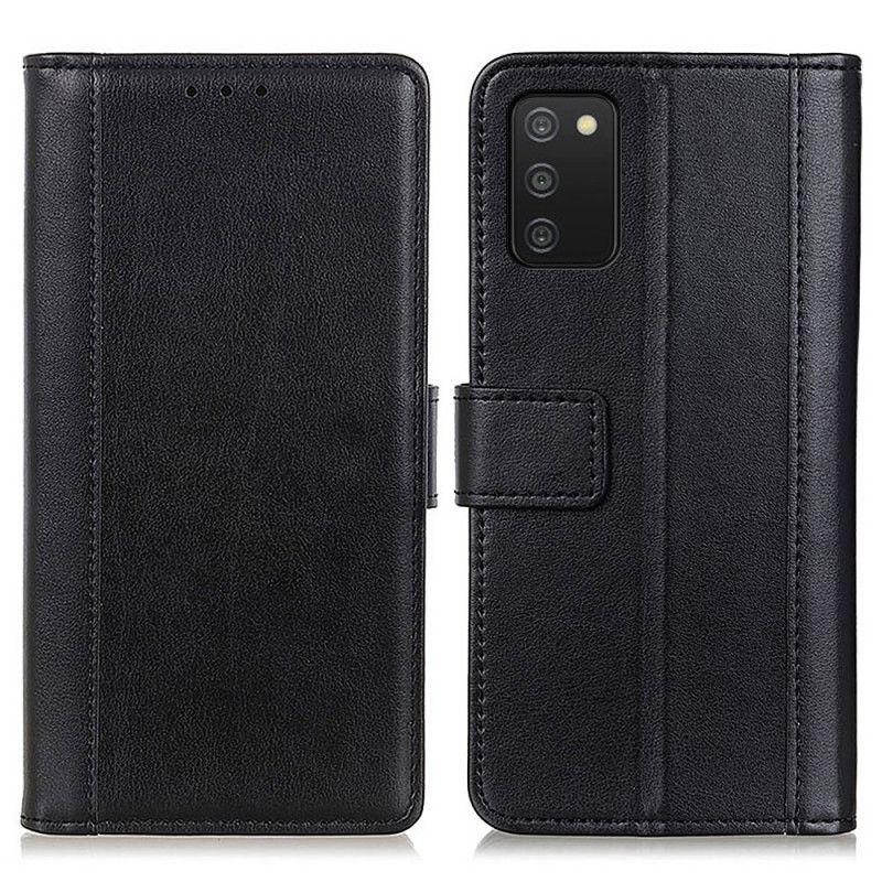 Flip Cover Samsung Galaxy A03s Stil Læder Elegance