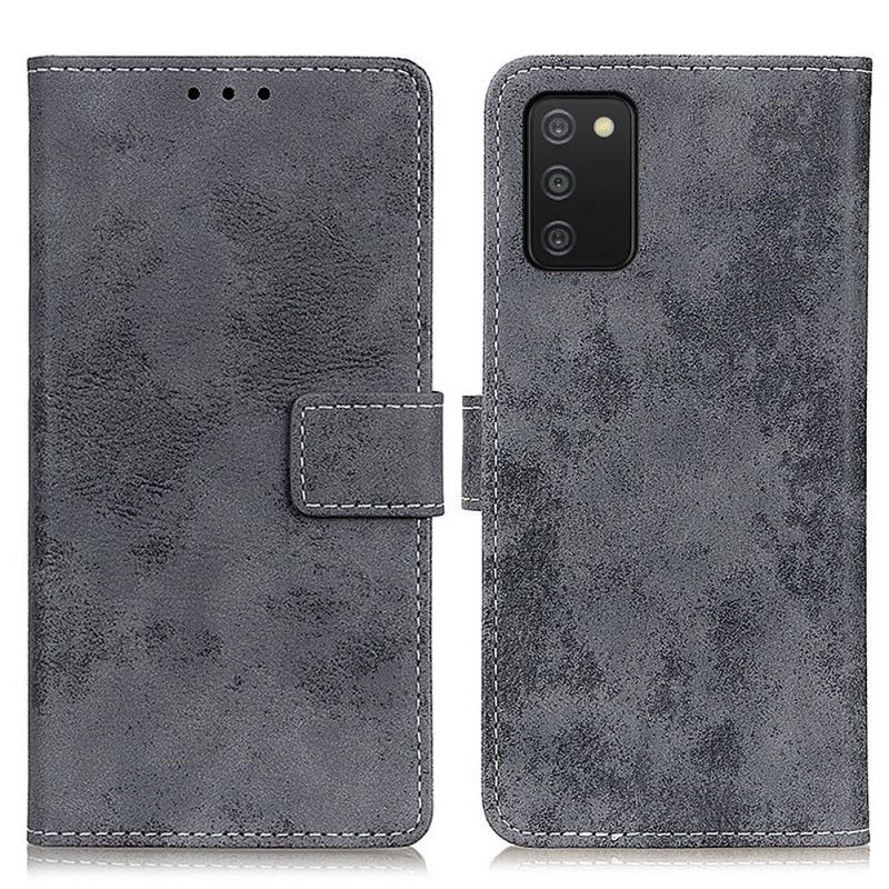 Flip Cover Samsung Galaxy A03s Vintage Kunstlæder