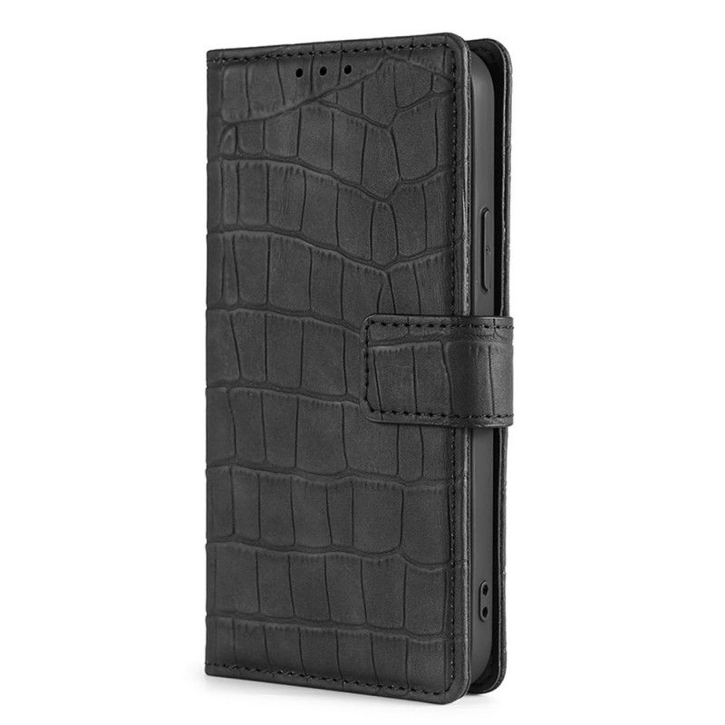 Læder Cover Samsung Galaxy A03s Krokodillehudeffekt