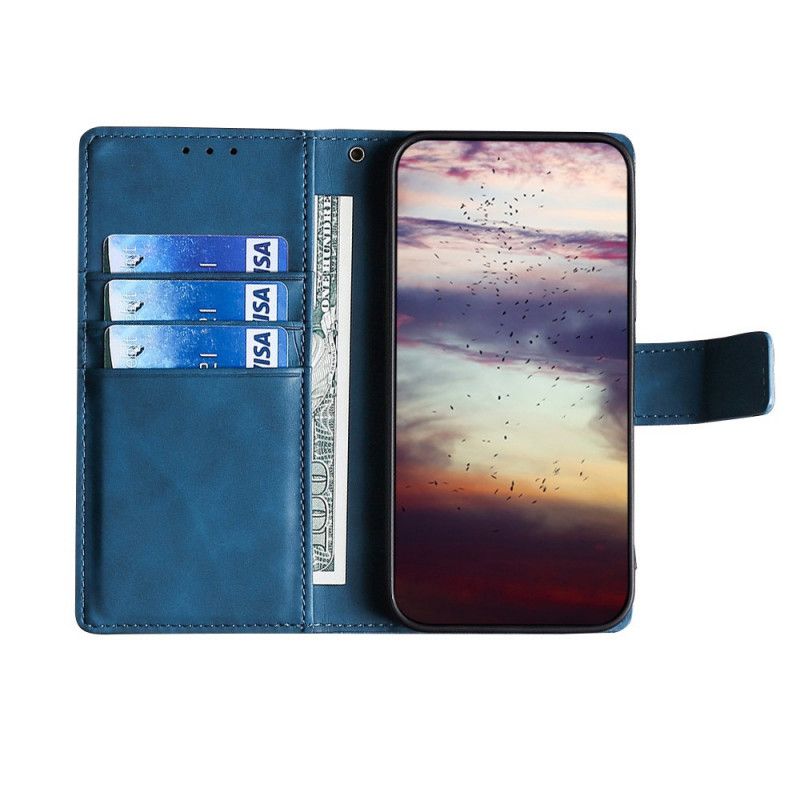 Læder Cover Samsung Galaxy A03s Krokodillehudeffekt