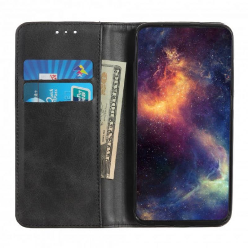 Cover Samsung Galaxy A22 4G Flip Cover Ægte Splitlæder