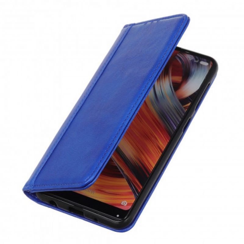 Cover Samsung Galaxy A22 4G Flip Cover Split Litchi-læderversion