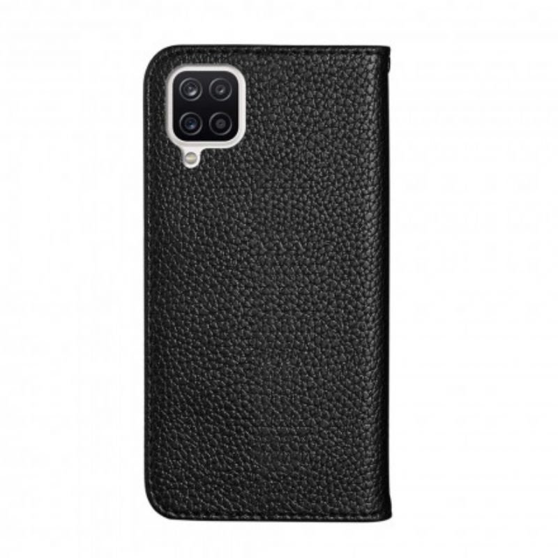 Cover Samsung Galaxy A22 4G Flip Cover Ultra Chic Litchi Imiteret Læder