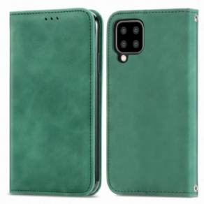 Cover Samsung Galaxy A22 4G Flip Cover Vintage Kunstlæder