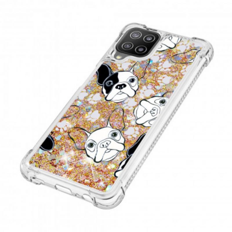 Cover Samsung Galaxy A22 4G Hr Glitter Dog