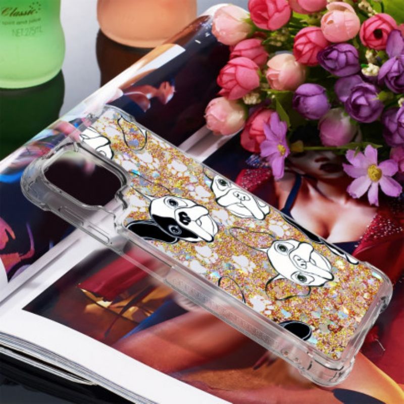 Cover Samsung Galaxy A22 4G Hr Glitter Dog