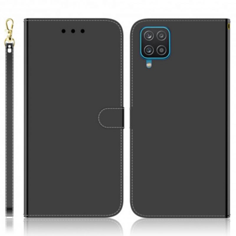 Flip Cover Samsung Galaxy A22 4G Faux Læder Spejlcover