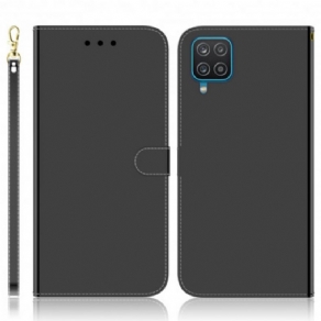 Flip Cover Samsung Galaxy A22 4G Faux Læder Spejlcover