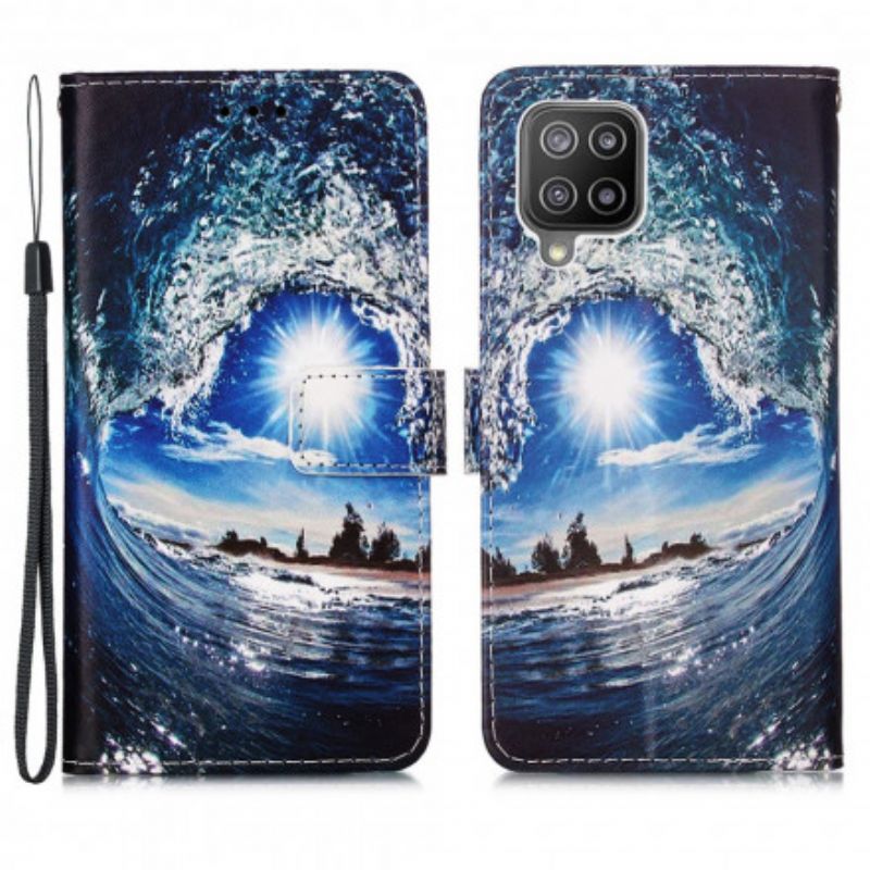 Flip Cover Samsung Galaxy A22 4G Kiff The Wave