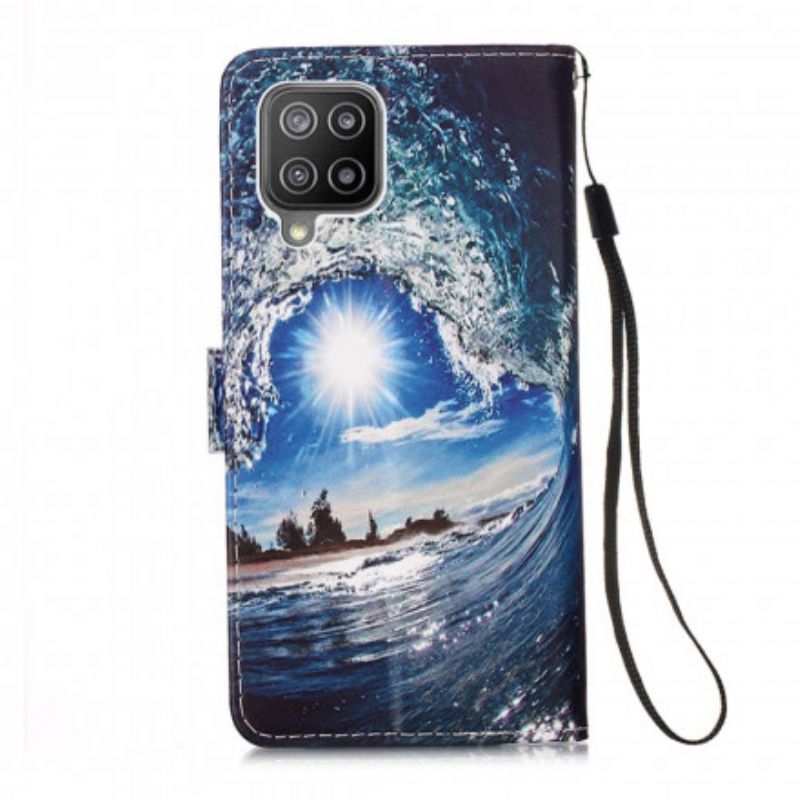 Flip Cover Samsung Galaxy A22 4G Kiff The Wave