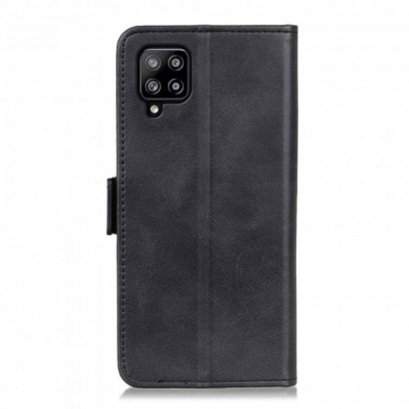 Flip Cover Samsung Galaxy A22 4G Læder Cover Vintage Dobbeltklap