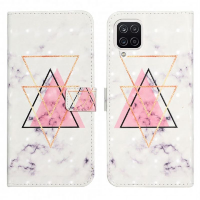 Flip Cover Samsung Galaxy A22 4G Paillettertrekant