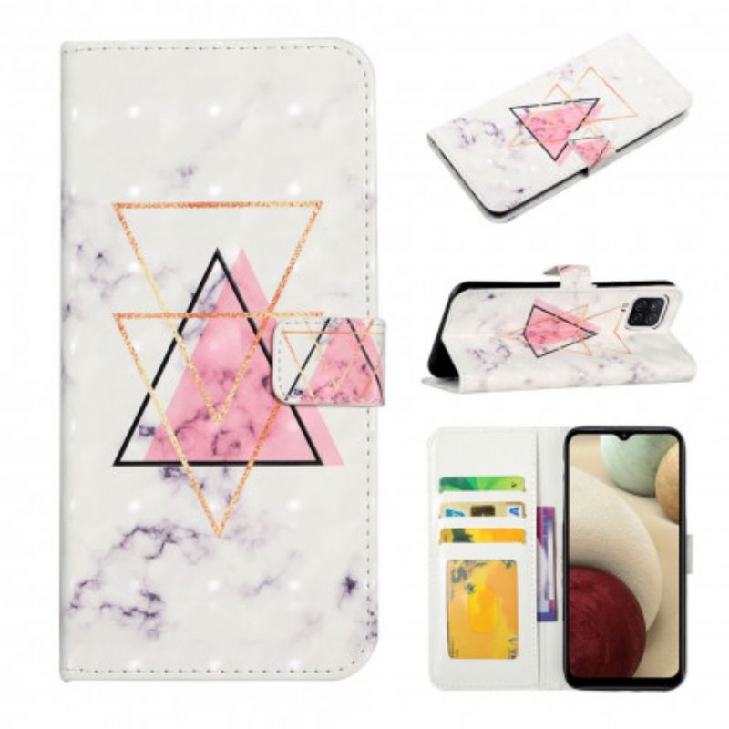 Flip Cover Samsung Galaxy A22 4G Paillettertrekant