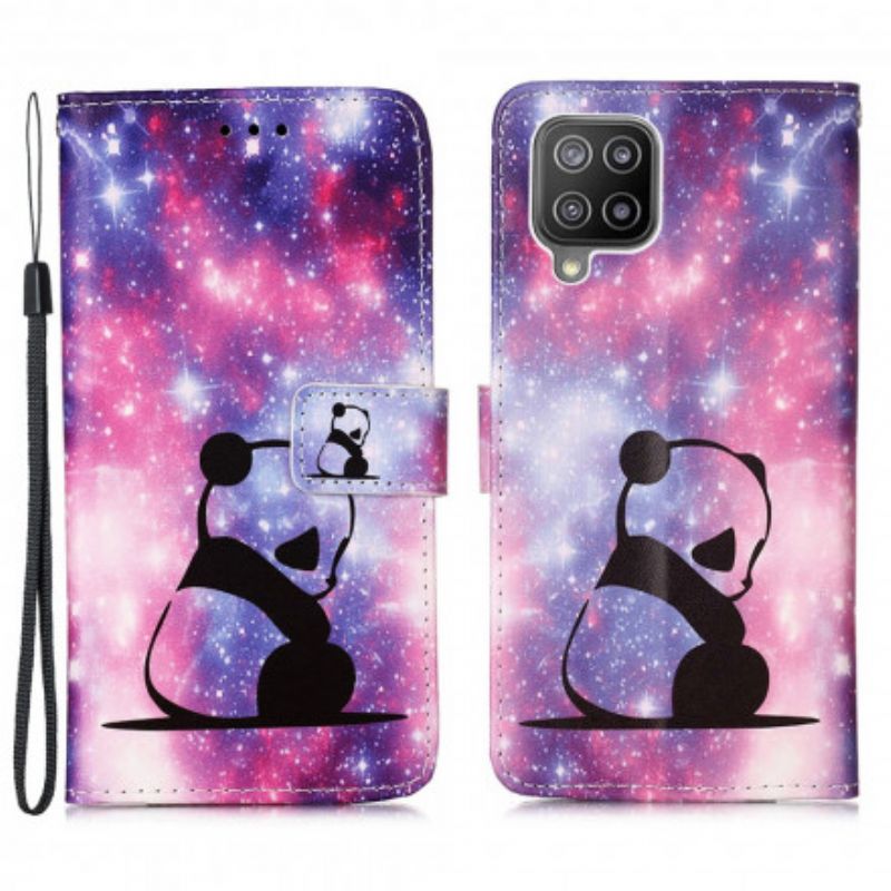 Flip Cover Samsung Galaxy A22 4G Panda Galaxy