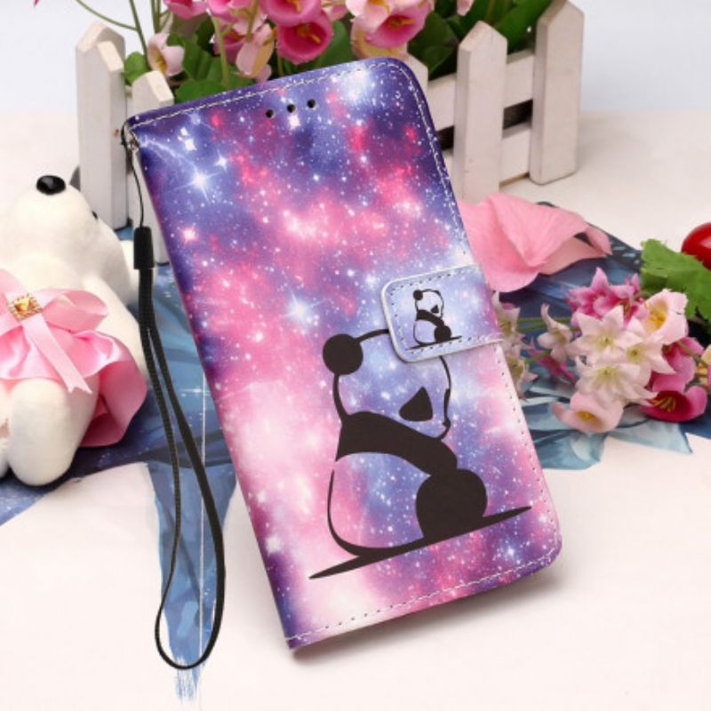 Flip Cover Samsung Galaxy A22 4G Panda Galaxy