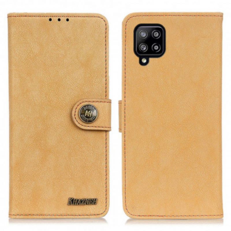 Flip Cover Samsung Galaxy A22 4G Retro Split Kunstlæder Khazneh