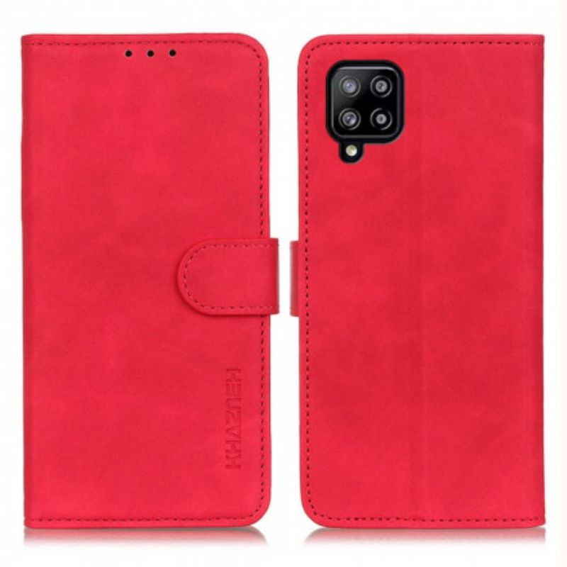 Flip Cover Samsung Galaxy A22 4G Vintage Mat Lædereffekt Khazneh