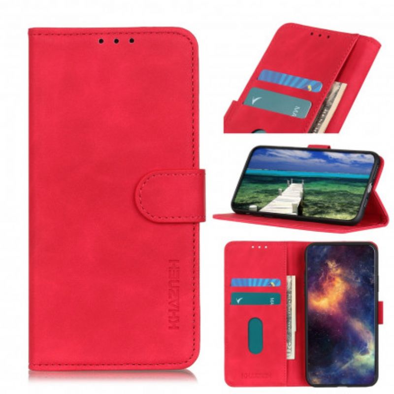 Flip Cover Samsung Galaxy A22 4G Vintage Mat Lædereffekt Khazneh