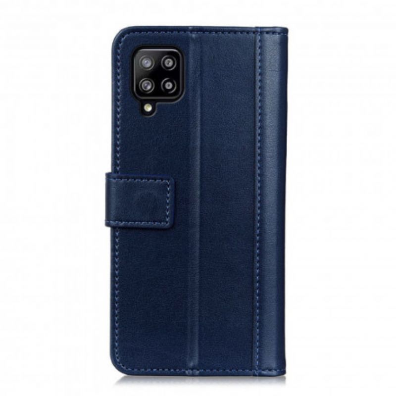 Læder Cover Samsung Galaxy A22 4G Splitlæder Farvet Version