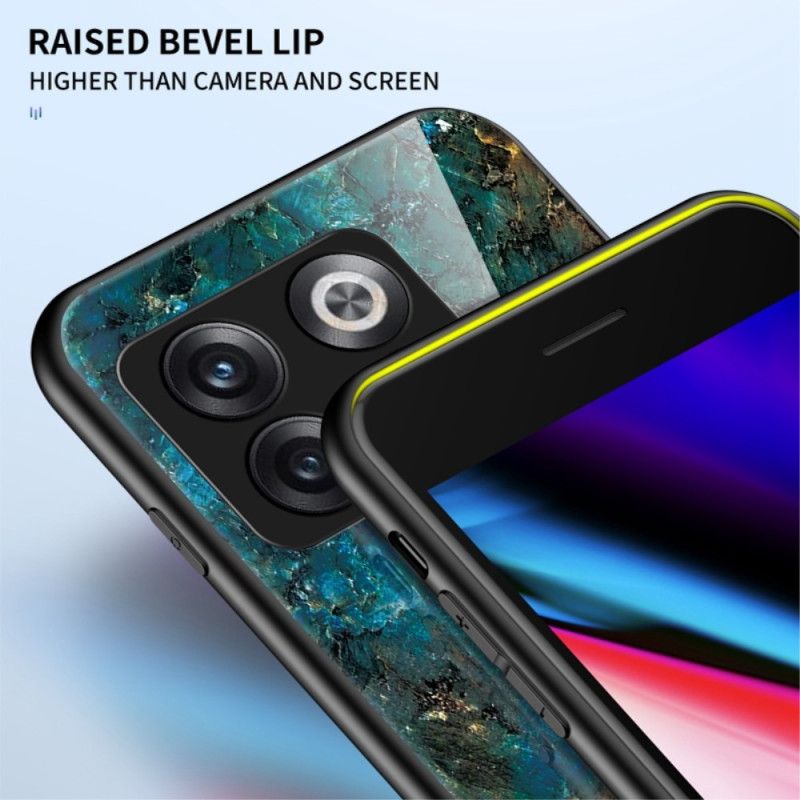 Cover OnePlus 10T 5G Marmor Hærdet Glas