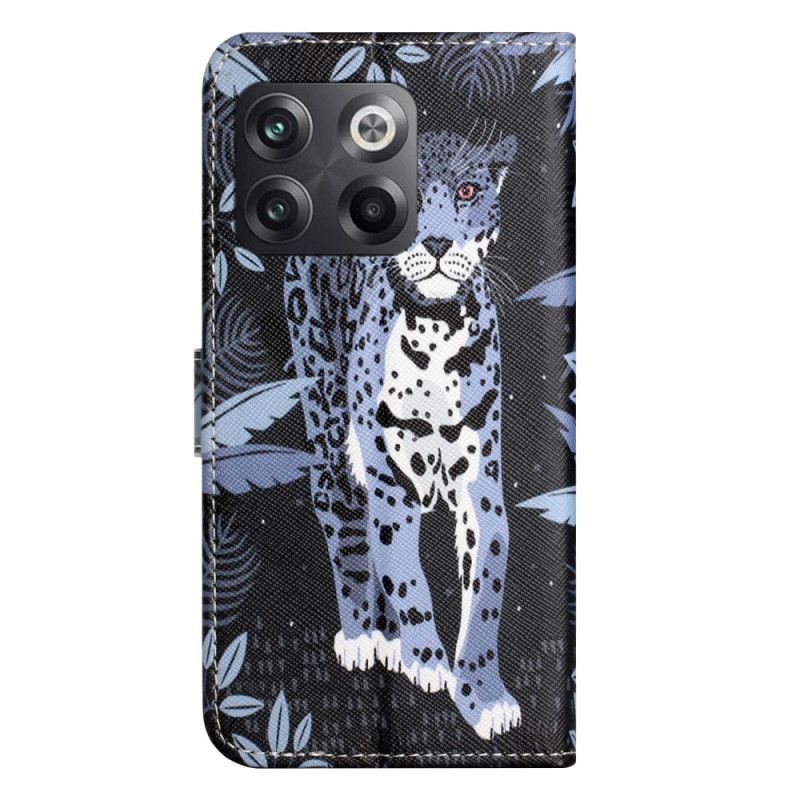 Flip Cover OnePlus 10T 5G Med Snor Thong Leopard