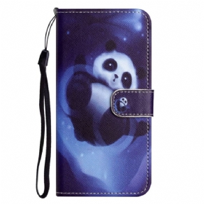 Flip Cover OnePlus 10T 5G Med Snor Thong Space Panda