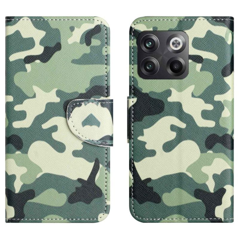 Flip Cover OnePlus 10T 5G Militær Camouflage