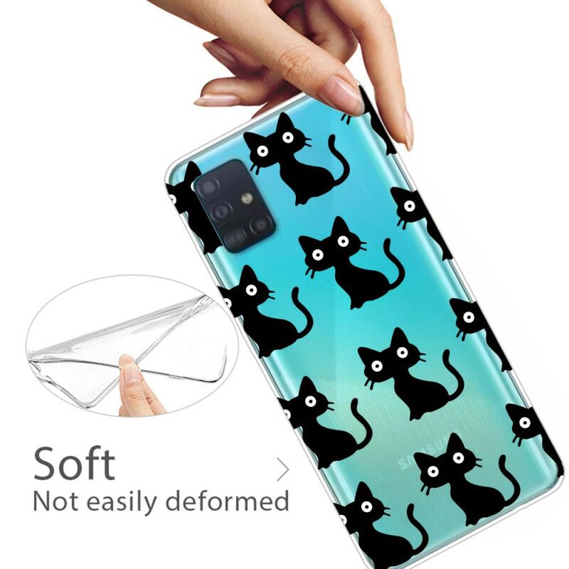 Cover Samsung Galaxy A31 Flere Sorte Katte