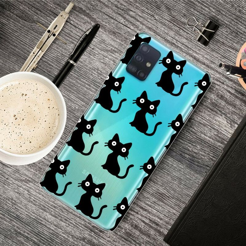 Cover Samsung Galaxy A31 Flere Sorte Katte