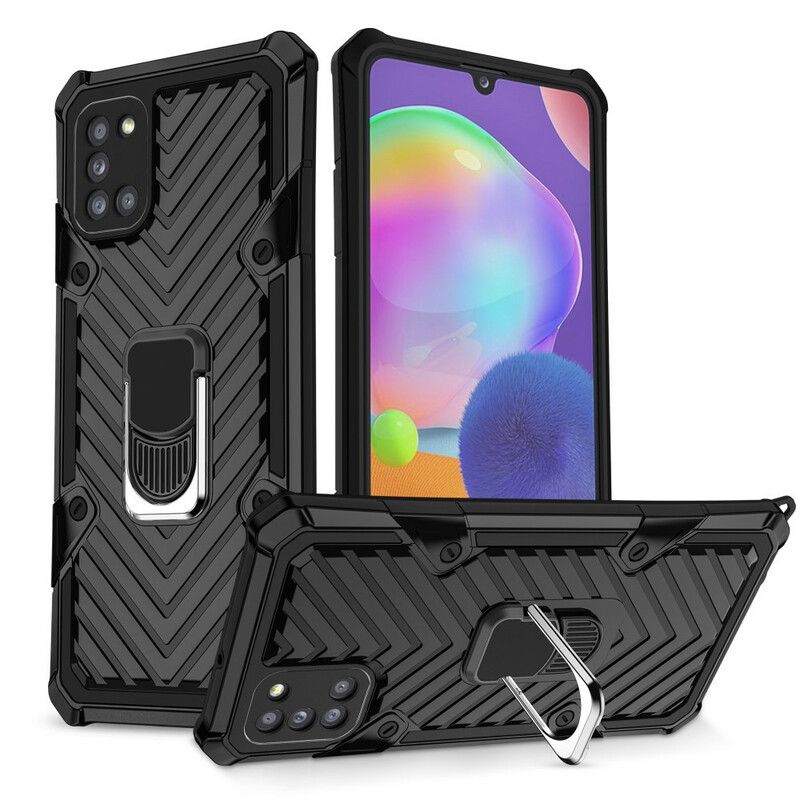 Cover Samsung Galaxy A31 Hybrid Med Ring-support Design