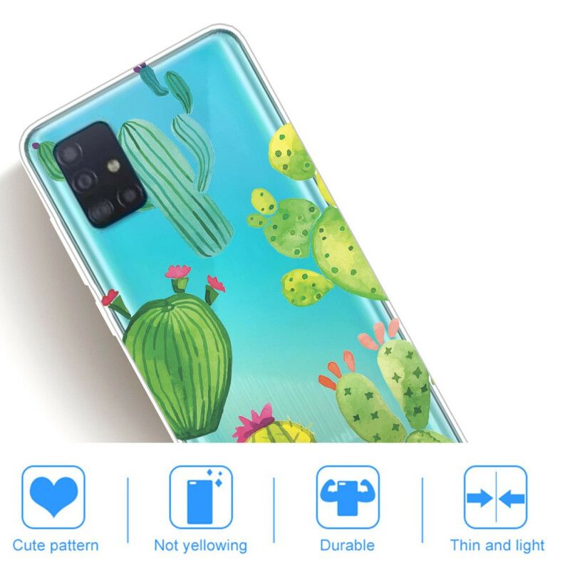 Cover Samsung Galaxy A31 Kaktus Akvarel